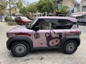 VF3 Biến Hình Phong Cách Labubu & Nội Thất Hồng Pastel "Ngọt Ngào"