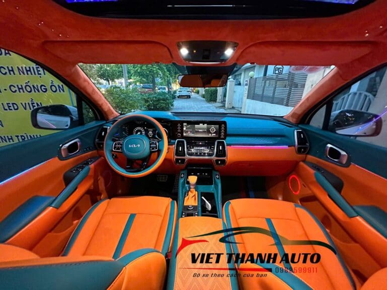 Đổi màu nội thất xe KIA Sorento